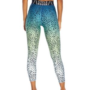 Blue and Green Gradient Women's Leggings